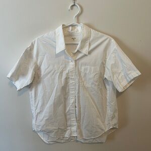 Wilfred Crisp White Casual Button Down Shirt